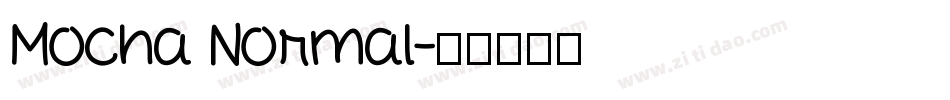 Mocha Normal字体转换